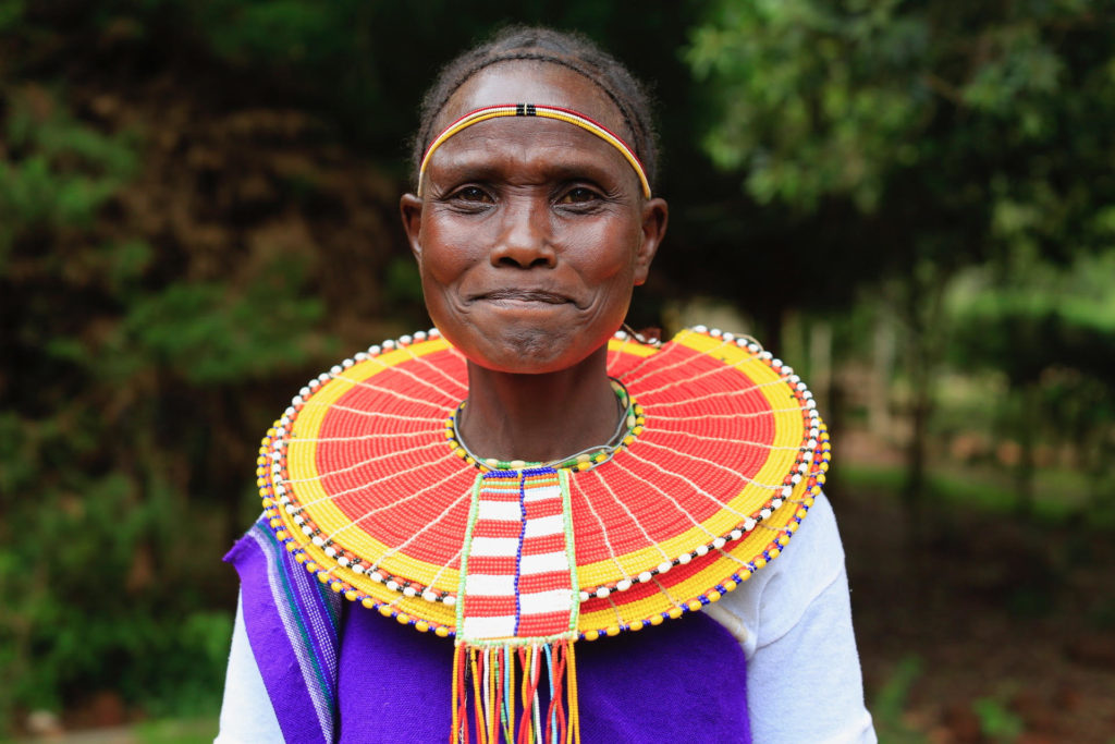 woman-wearing-Kenyan-beaded-jewelry